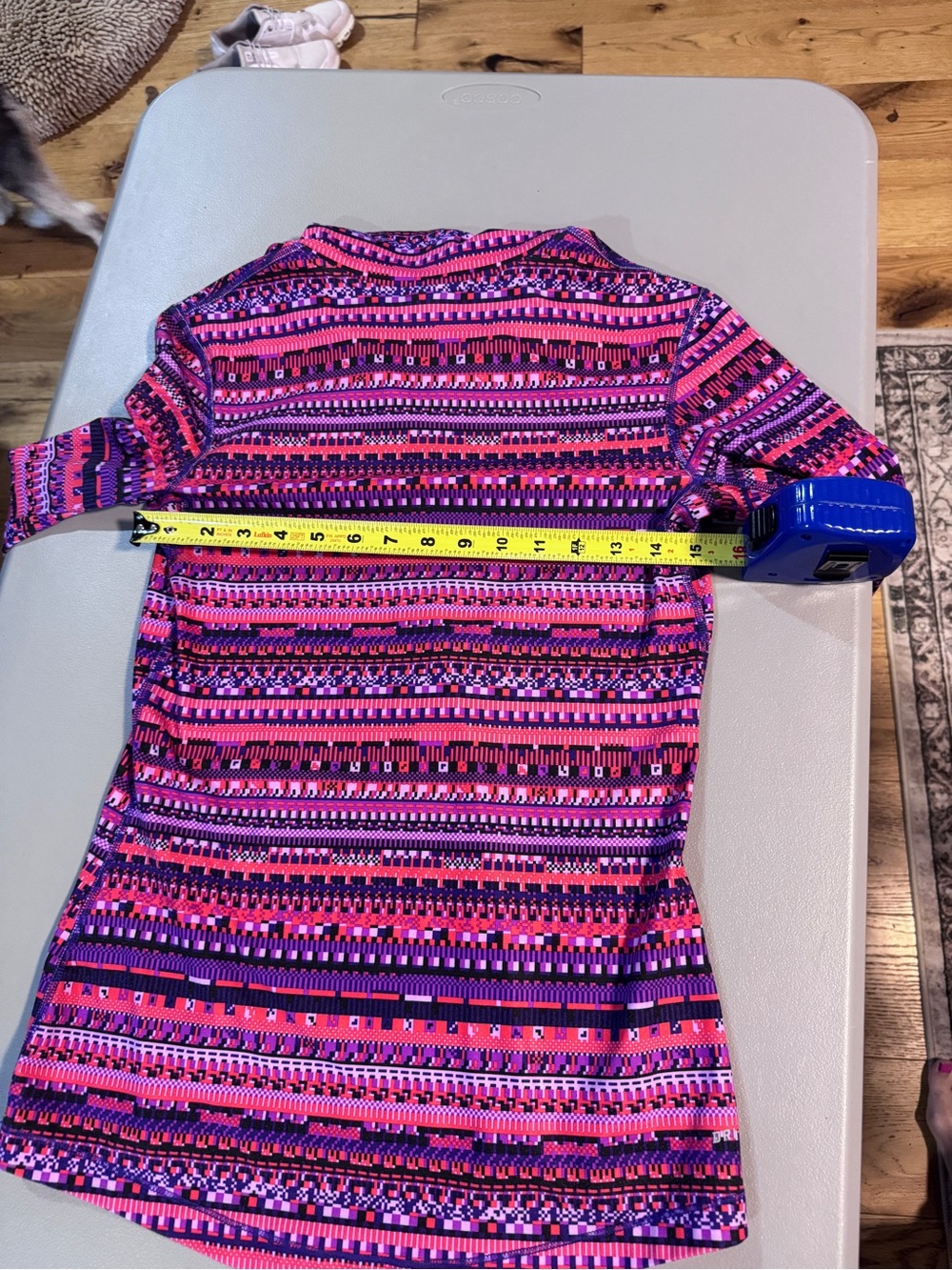 Nike Women’s Half-Zip Ski Top - Pink & Purple Pattern 0060 - Picture 5 of 6